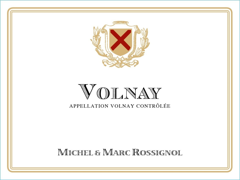 etiquette - Domaine Rossignol Michel et Marc - Volnay