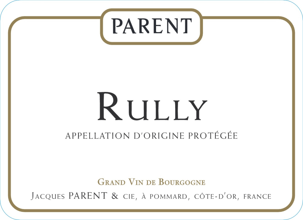 etiquette - Domaine Parent - Rully