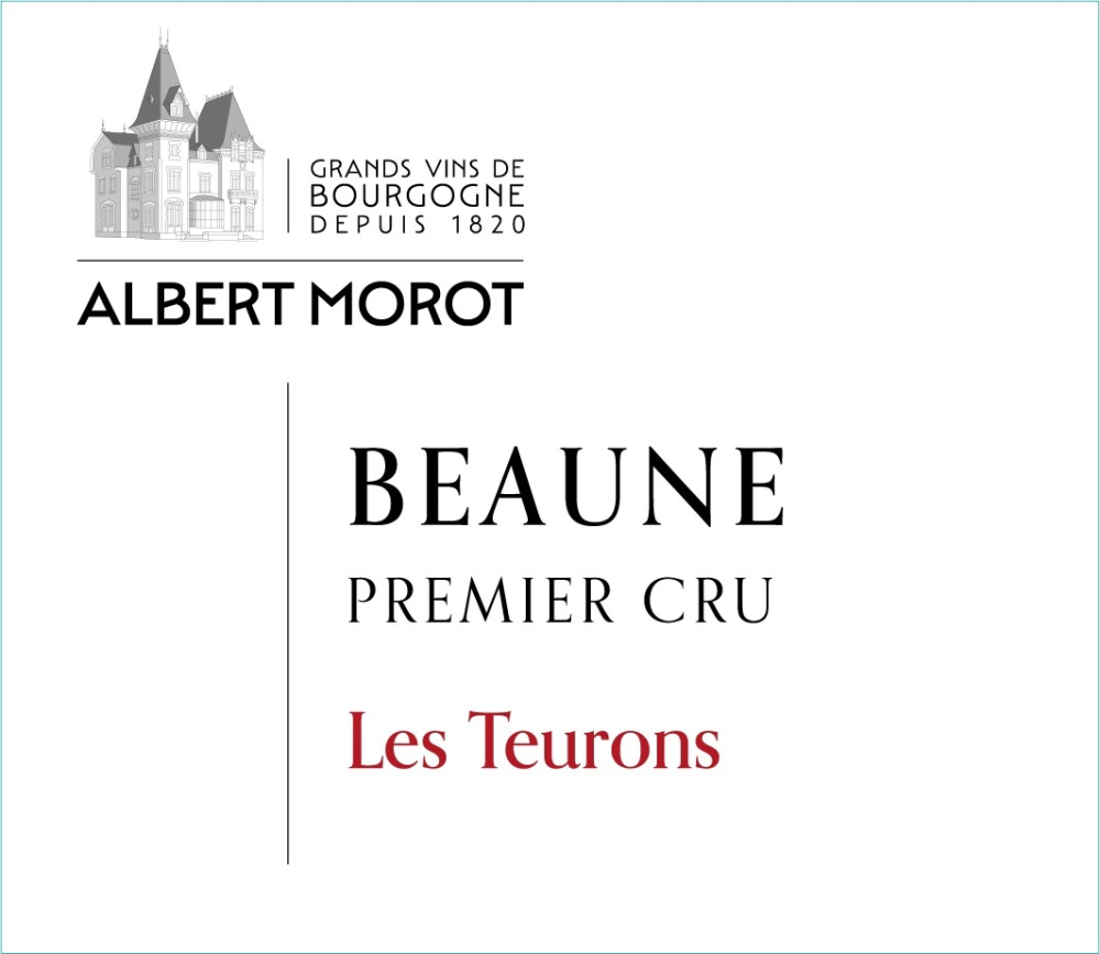 etiquette - Domaine Albert Morot - Beaune 1er Cru Les Teurons