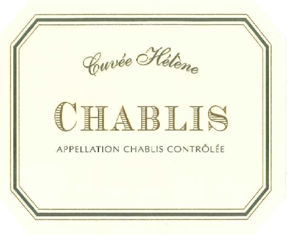 etiquette - Domaine Tremblay Gérard / Domaine des Iles - Chablis Cuvée Hélène