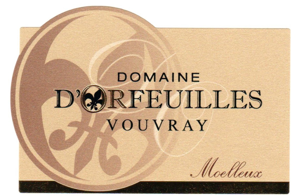 etiquette - Domaine d'Orfeuilles - Vouvray Moelleux