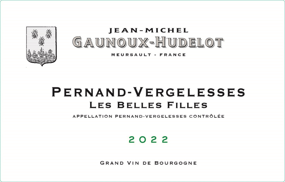 etiquette - Domaine Gaunoux Jean-Michel - Pernand-Vergelesses Les Belles Filles