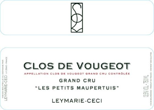 etiquette - Domaine Leymarie-Ceci - Clos de Vougeot Grand Cru