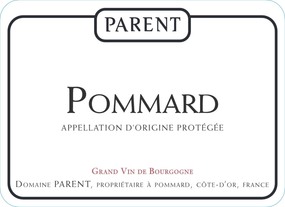 etiquette - Domaine Parent - Pommard Croix Blanche