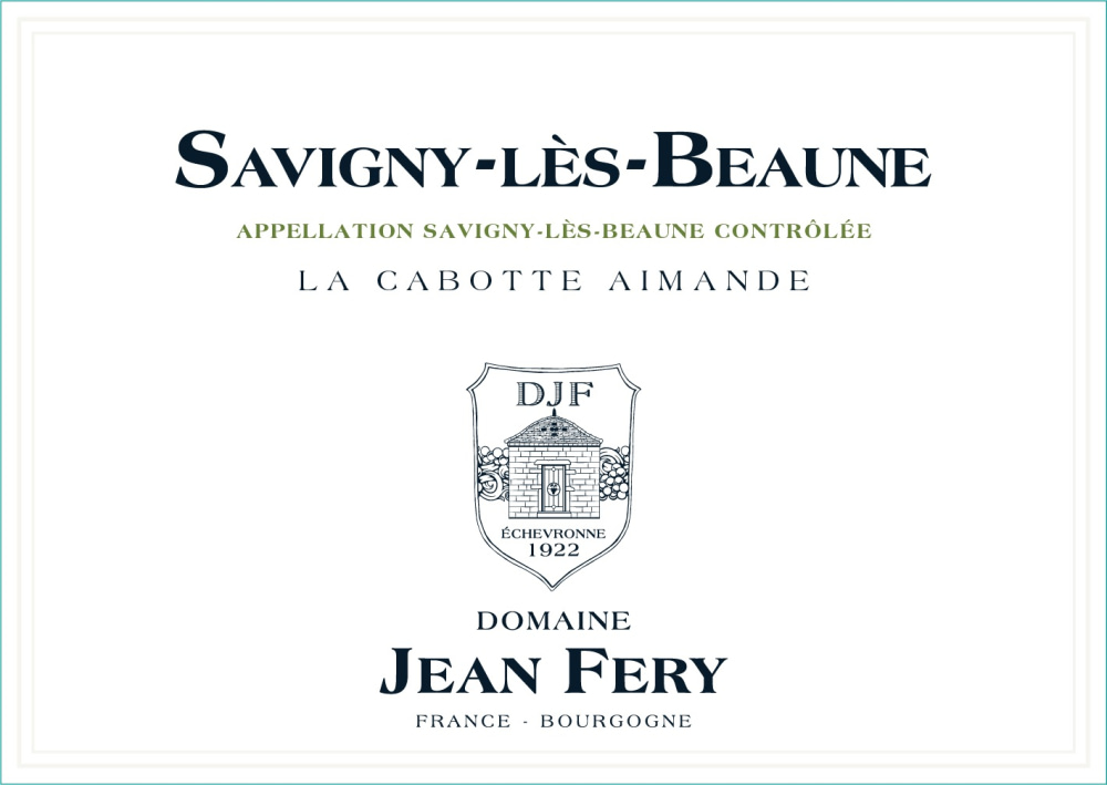 etiquette - Domaine FERY Jean - Savigny les Beaune La Cabotte Aimande