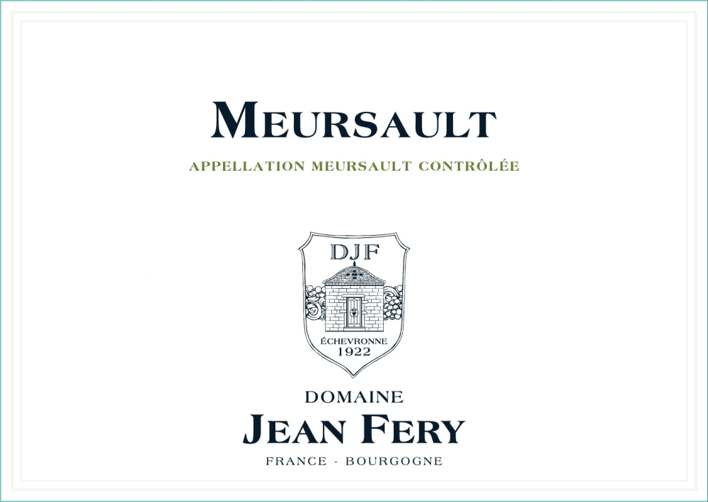 etiquette - Domaine FERY Jean - Meursault