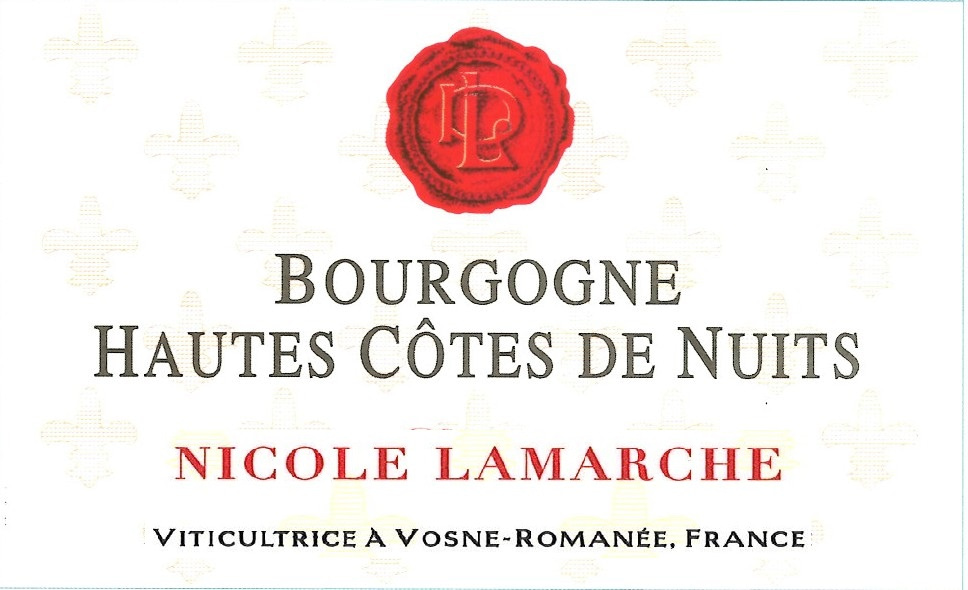 etiquette - Domaine Lamarche Nicole - Bourgogne Hautes Côtes de Nuits