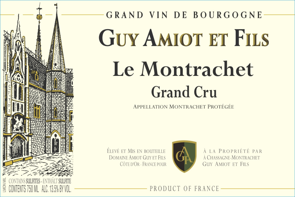 etiquette - Domaine Amiot Guy et Fils - Domaines et Saveurs Collection