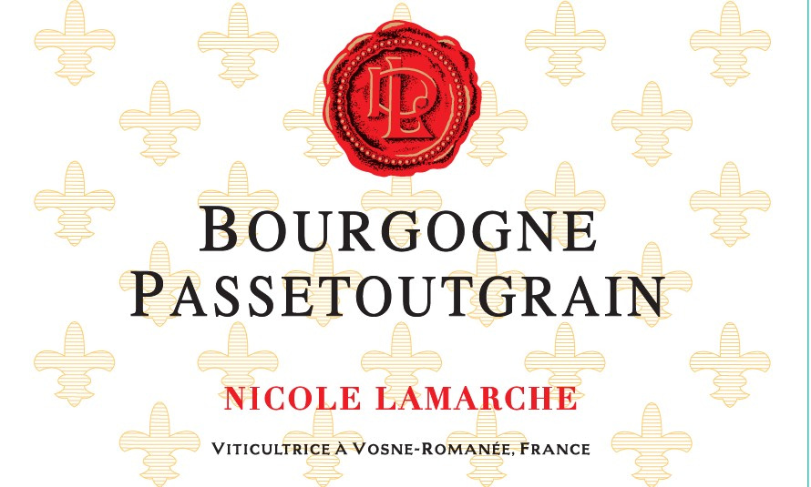 etiquette - Domaine Lamarche Nicole - Bourgogne Passetoutgrains