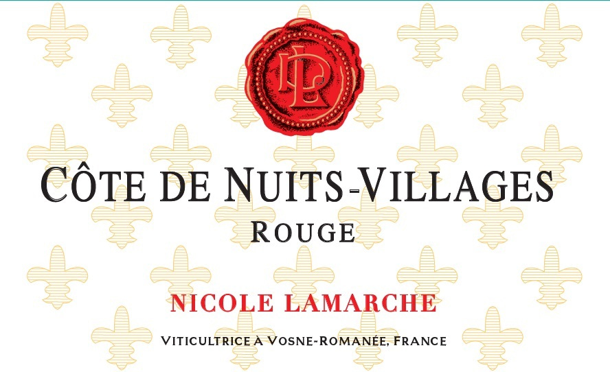 etiquette - Domaine Lamarche Nicole - Côte de Nuits Villages rouge