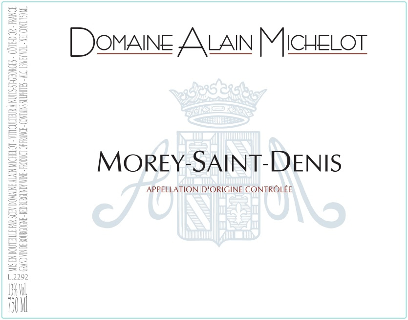 etiquette - Domaine Michelot Alain - Morey Saint Denis