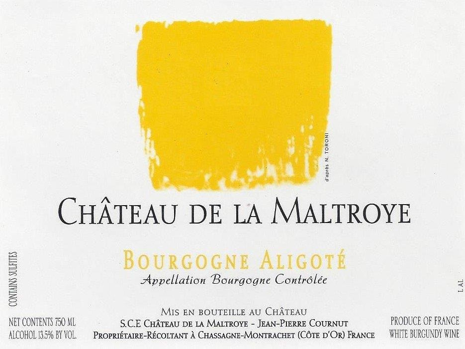 etiquette - Château de La Maltroye - Bourgogne Aligoté, AOC