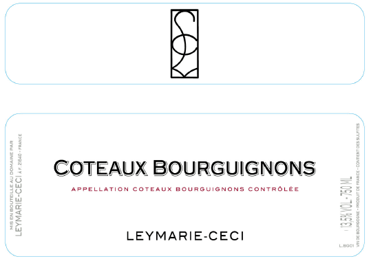 etiquette - Domaine Leymarie-Ceci - Coteaux Bourguignons