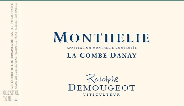 etiquette - Domaine Demougeot Rodolphe - Monthelie "La Combe Danay"