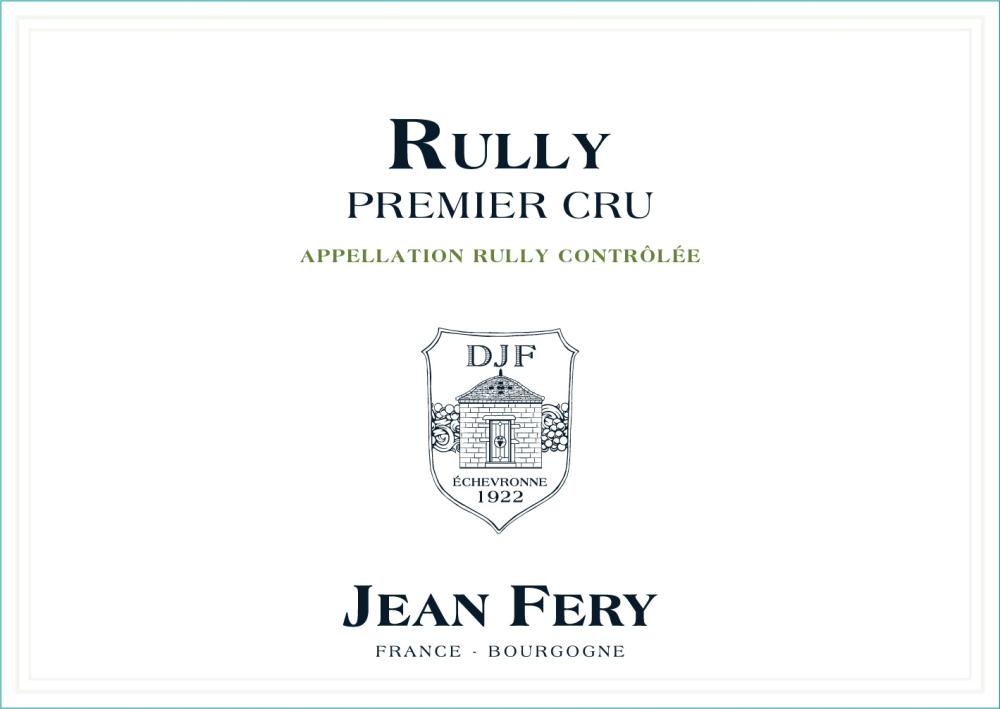 etiquette - Domaine FERY Jean - Rully 1er cru