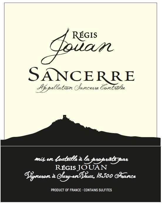 etiquette - Domaine Régis Jouan - Sancerre Rouge