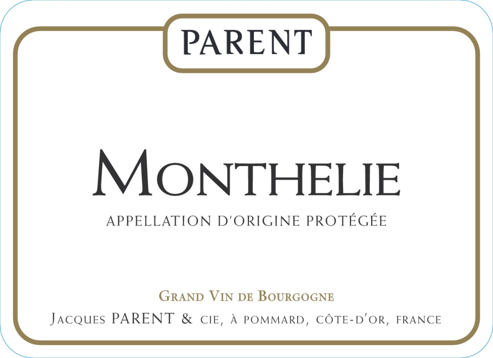 etiquette - Domaine Parent - Monthélie blanc