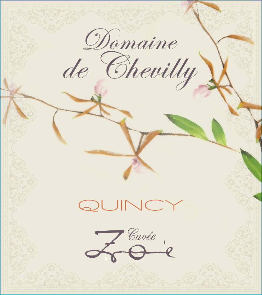 etiquette - Domaine de Chevilly - Quincy Cuvée Zoé