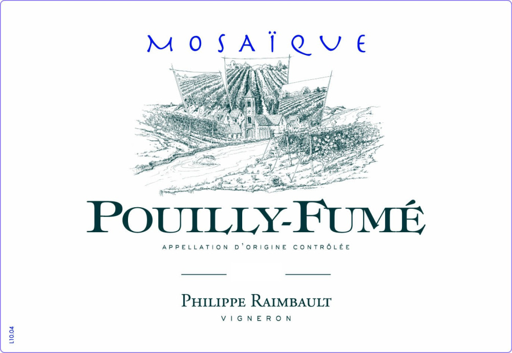 etiquette - Domaine Raimbault Philippe - Pouilly Fumé Mosaïque