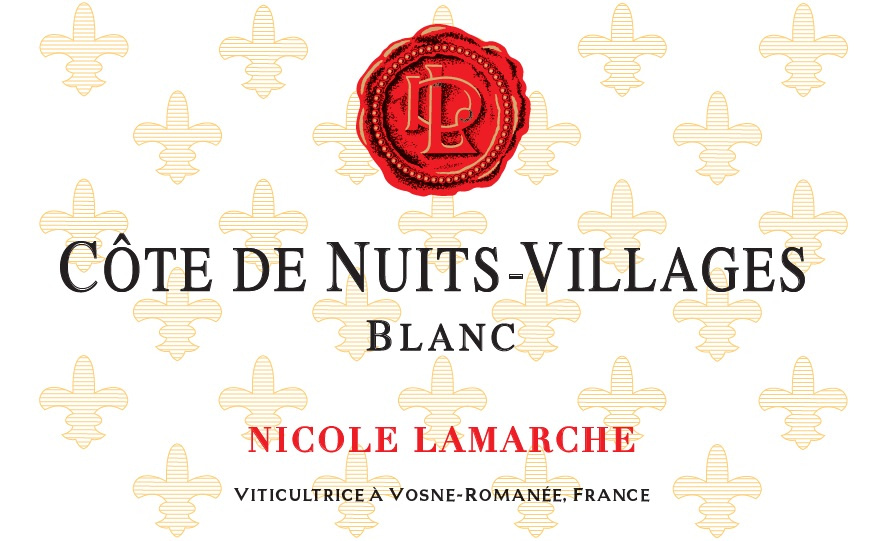 etiquette - Domaine Lamarche Nicole - Côte de Nuits Villages blanc