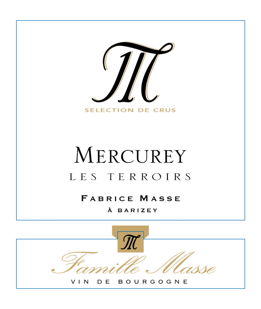 etiquette - Domaine Masse - Mercurey Les Terroirs blanc