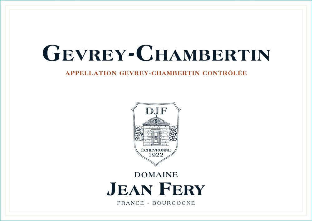 etiquette - Domaine FERY Jean - Gevrey Chambertin