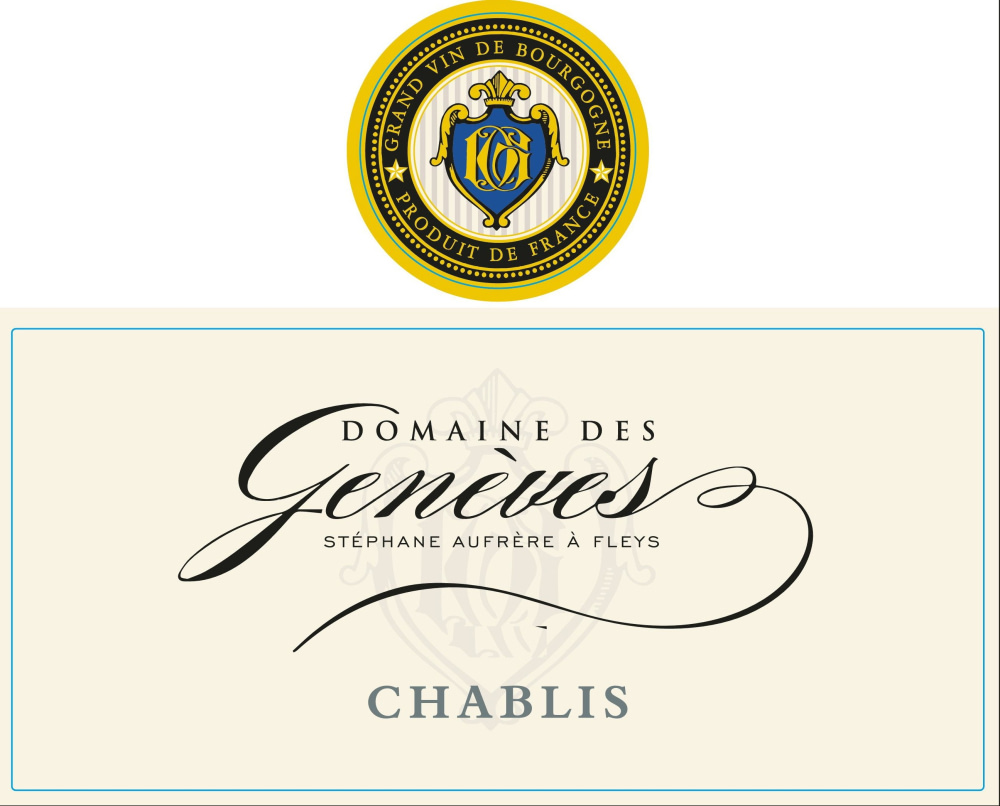 etiquette - Domaine des Genèves - Chablis