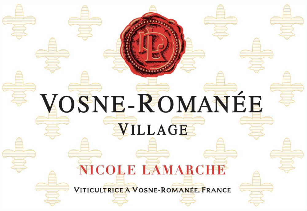 etiquette - Domaine Lamarche Nicole - Vosne Romanée