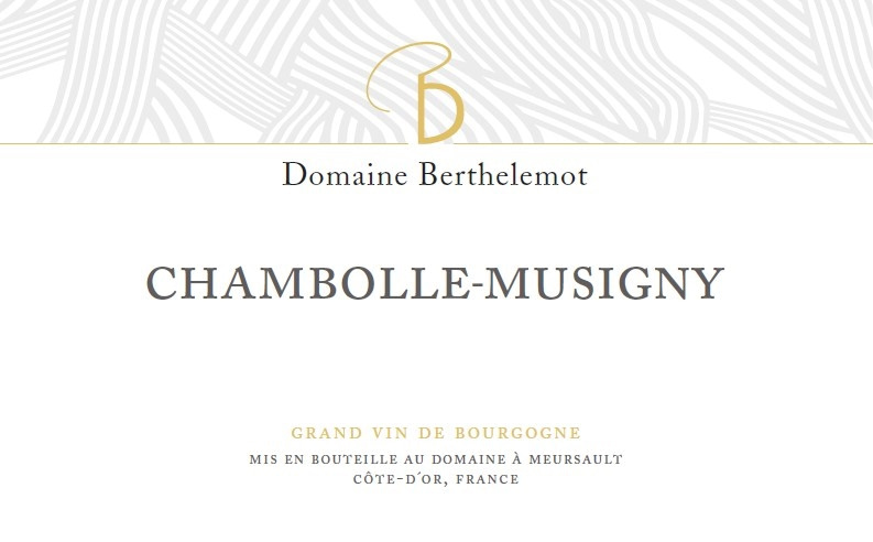 etiquette - Domaine Berthelemot - Chambolle Musigny