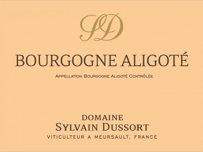 etiquette - Domaine Dussort Sylvain - Bourgogne Aligoté