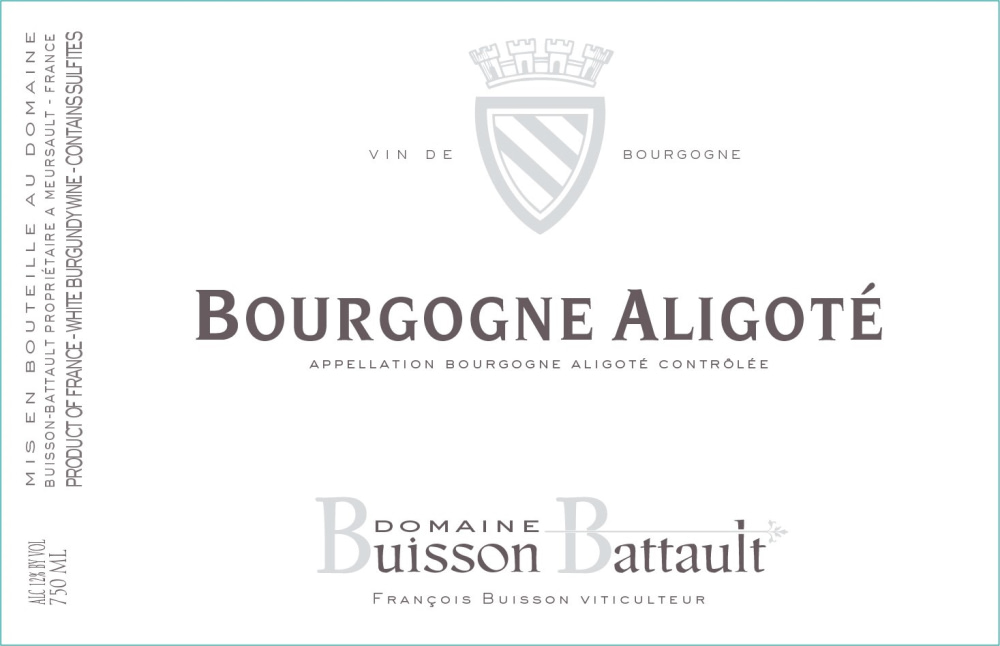 etiquette - Domaine Buisson Battault et Fils - Bourgogne Aligoté