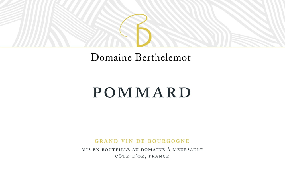 etiquette - Domaine Berthelemot - Pommard