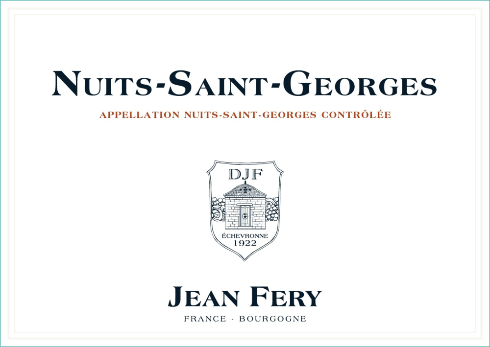 etiquette - Domaine FERY Jean - Nuits Saint Georges