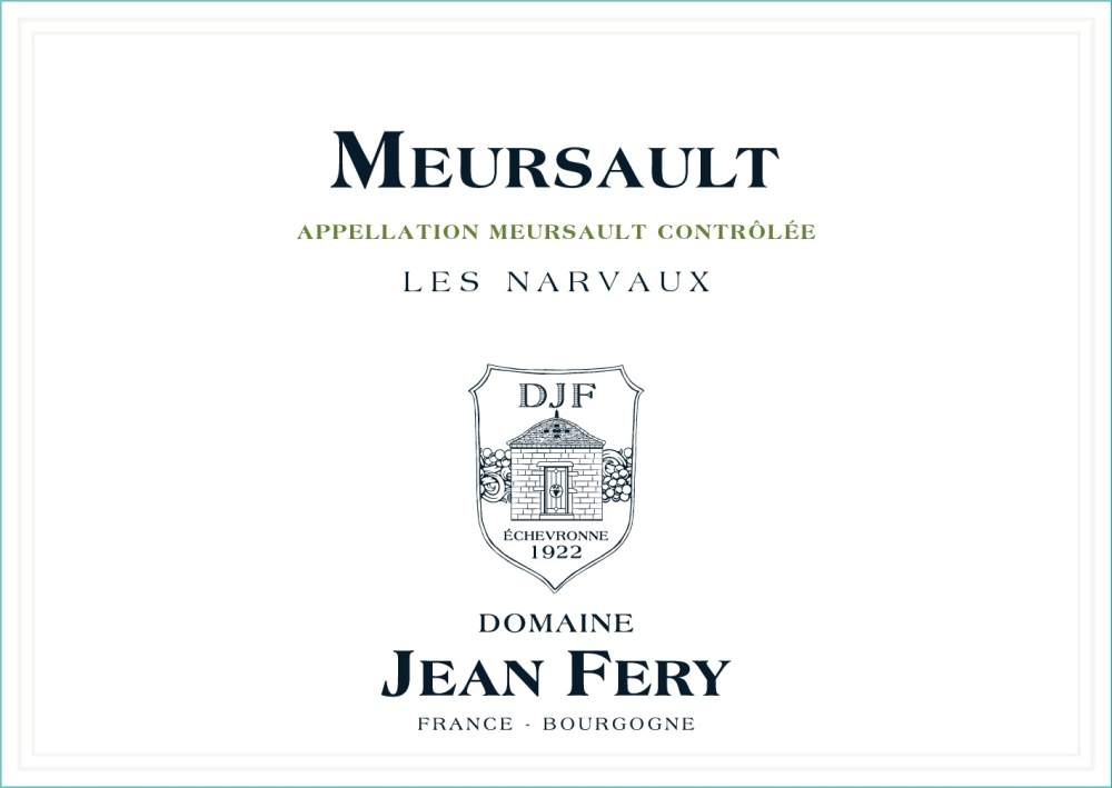 etiquette - Domaine FERY Jean - Meursault Les Narvaux