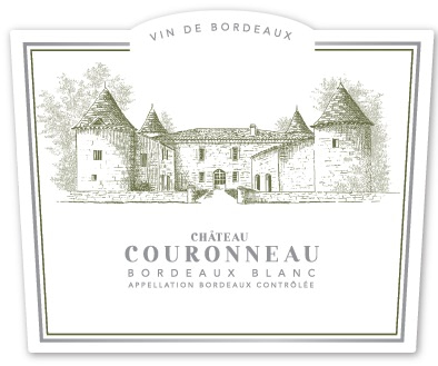 etiquette - Château Couronneau - Bordeaux Blanc