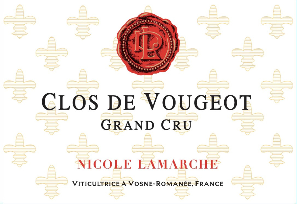 etiquette - Domaine Lamarche Nicole - Clos de Vougeot Grand Cru