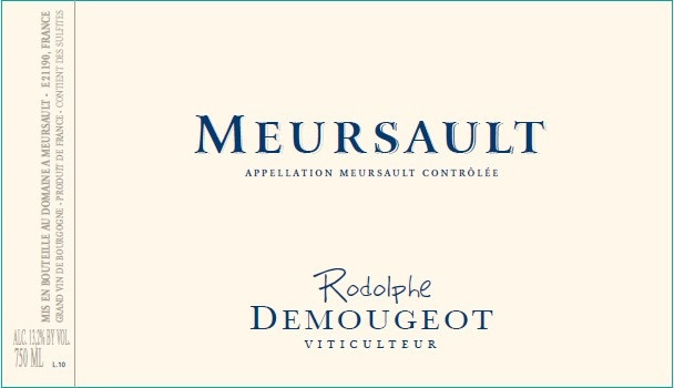 etiquette - Domaine Demougeot Rodolphe - Meursault