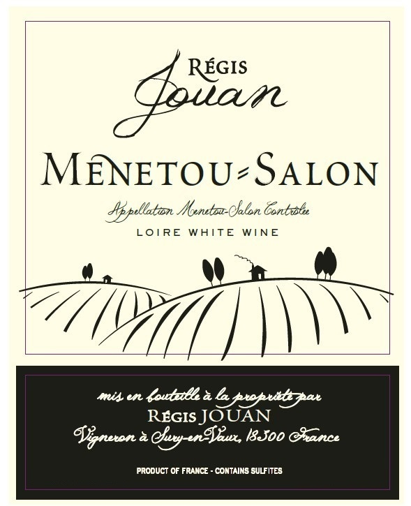 etiquette - Domaine Régis Jouan - Menetou Salon blanc