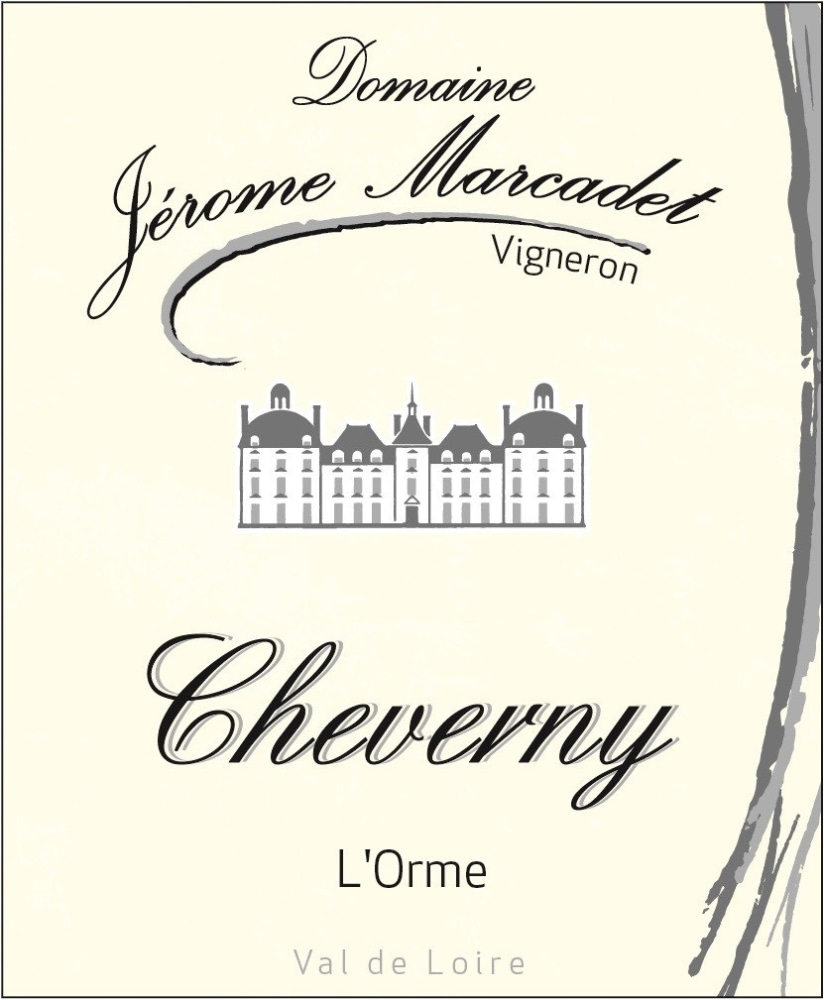 etiquette - Domaine Marcadet Jérôme - Cheverny Cuvée L'Orme