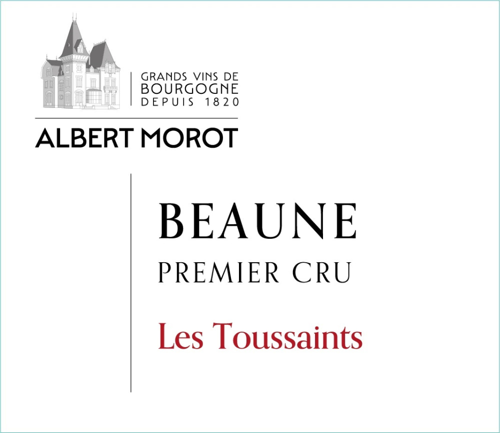 etiquette - Domaine Albert Morot - Beaune 1er cru Les Toussaints