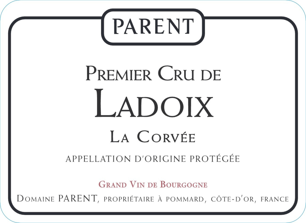 etiquette - Domaine Parent - Ladoix 1er Cru La Corvée