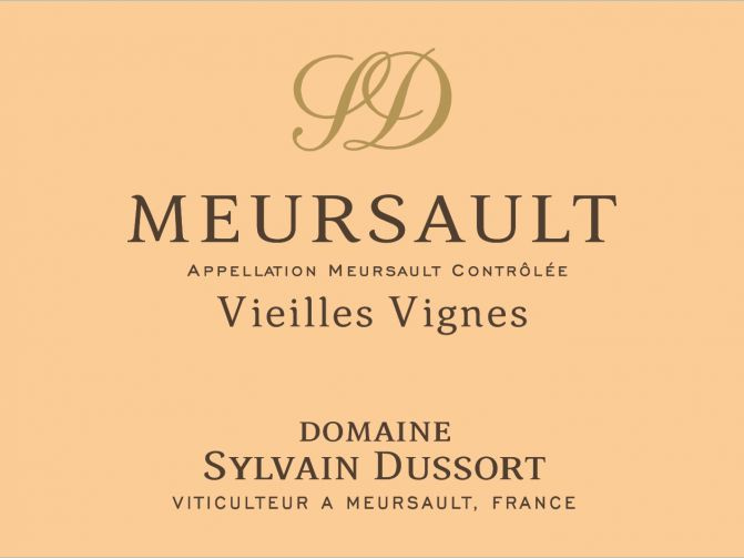 etiquette - Domaine Dussort Sylvain - Meursault "Vieilles Vignes"