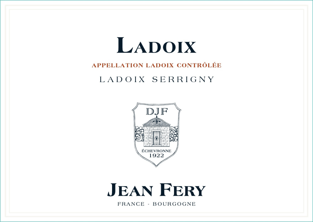 etiquette - Domaine FERY Jean - Ladoix