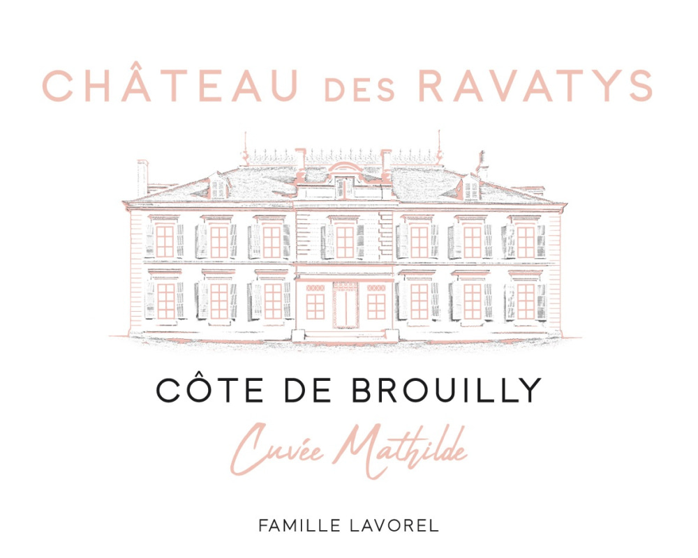 etiquette - Château des Ravatys - Côte de Brouilly Cuvée Mathilde